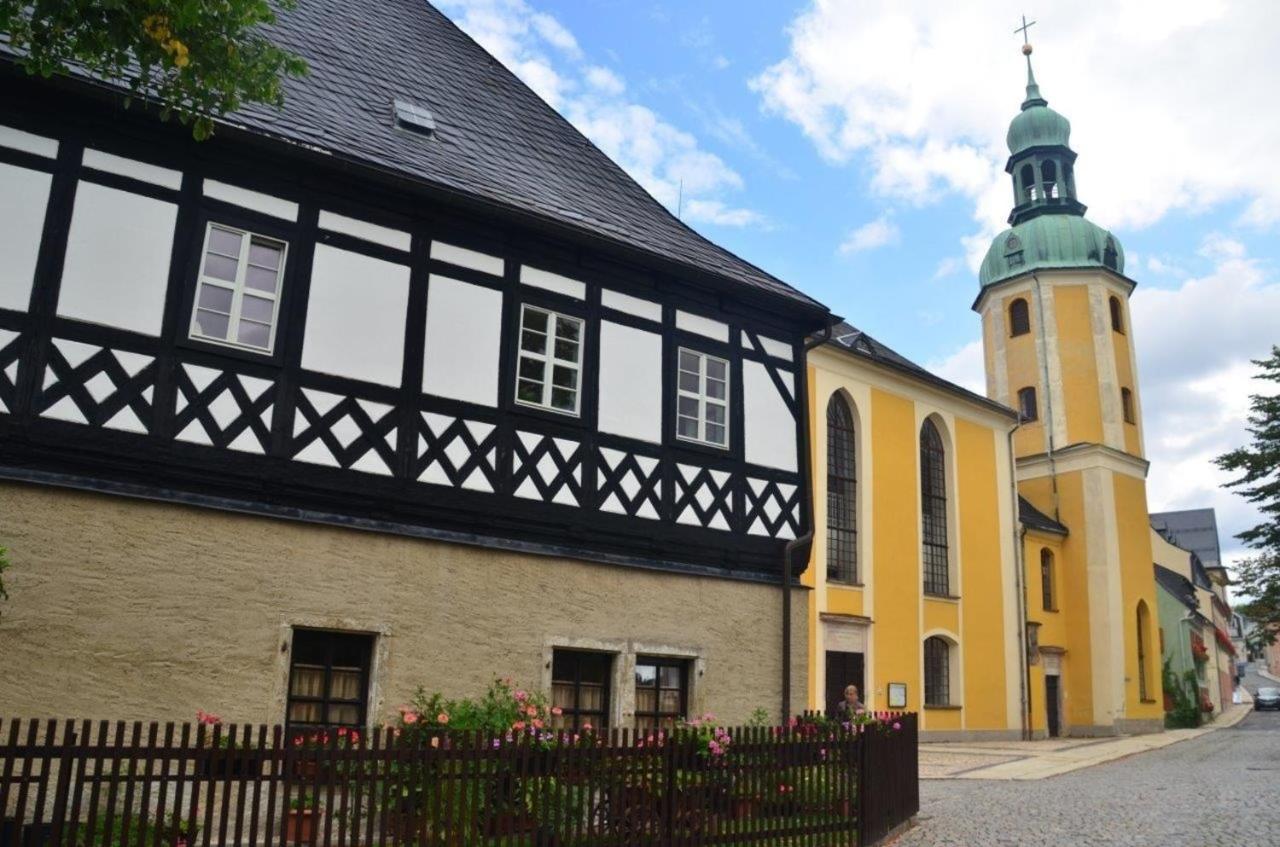 Ferienwohnung "Zum Schlosskeller" Wolkenstein Exterior photo